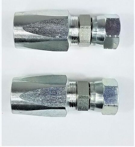 (2) تجهيزات خرطوم الهيدروليكية القابلة لإعادة الاستخدام لـ 1/2 ID 2 -ware hose x -08 JIC in Saudi Arabia