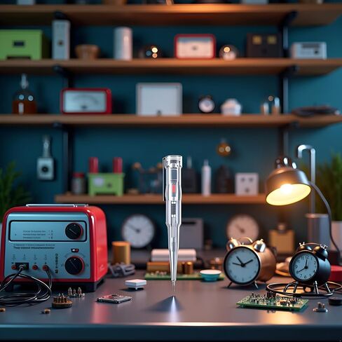 1pc قلم اختبار كهربائي مستجيب واضح ، 70-250V قلم اختبار كهربائي مقاوم للماء مع مصباح لون LED ، أدوات اختبار الجهد الجهد الجهد الجهد الجهد AC غير الاتصال in Saudi Arabia