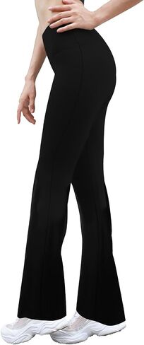 Wildarms Women's Yoga Pants High Waisted Flare Leggings Tummy Control Workout Seamless Bootcut Pants Bell Bottom Leggings in Kuwait