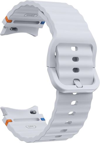 Sport Band Compatible with Samsung Galaxy Watch Ultra 47mm (2024/2025) Silicone Sport Band for Galaxy Watch 8 7 6 5 4 44mm 40mm / 8 Classic 46mm / 6 Classic 47mm 43mm/ 5 Pro 45mm in Saudi Arabia