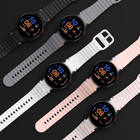 Sport Band Compatible with Samsung Galaxy Watch Ultra 47mm (2024/2025) Silicone Sport Band for Galaxy Watch 8 7 6 5 4 44mm 40mm / 8 Classic 46mm / 6 Classic 47mm 43mm/ 5 Pro 45mm in Saudi Arabia