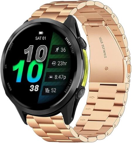 متوافقة مع نطاقات Garmin Forerunner 970 ، وأشرطة بديلة للمعادن الفولاذ المقاوم للصدأ السريع المتوافقة مع Garmin Forerunner 970 in Kuwait