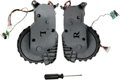 KAFTKO Vacuum Cleaner Left and Right Wheel Motor Module. Compatible for Roborock SQ5 / Q7 /Q7 Max S7 / S7 MaxV / S7 MaxV Ultra / S7 Max Ultra/Q Revo/Q Revo MaxV / P10 / P10 Pro (Color : R+L) in Kuwait