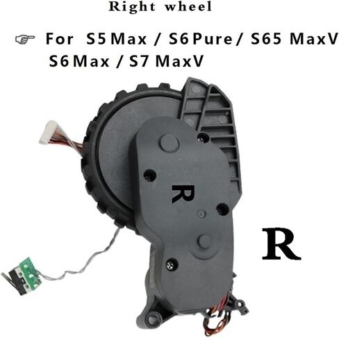 KAFTKO Vacuum Cleaner Left and Right Wheel Motor Module. Compatible for Roborock SQ5 / Q7 /Q7 Max S7 / S7 MaxV / S7 MaxV Ultra / S7 Max Ultra/Q Revo/Q Revo MaxV / P10 / P10 Pro (Color : R+L) in Kuwait