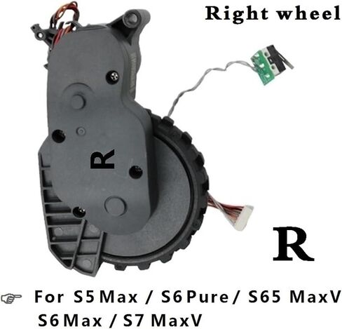 KAFTKO Vacuum Cleaner Left and Right Wheel Motor Module. Compatible for Roborock SQ5 / Q7 /Q7 Max S7 / S7 MaxV / S7 MaxV Ultra / S7 Max Ultra/Q Revo/Q Revo MaxV / P10 / P10 Pro (Color : R+L) in Kuwait
