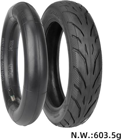 10x2.125 Outer Tire Inner Tube Fit for Ninebot by Segway F25/ F30/ F40/ F65/ D18W/ D28U/ D38U Electric Scooter, Non-Slip Scooter Tyre Replacement Original Tire in Saudi Arabia