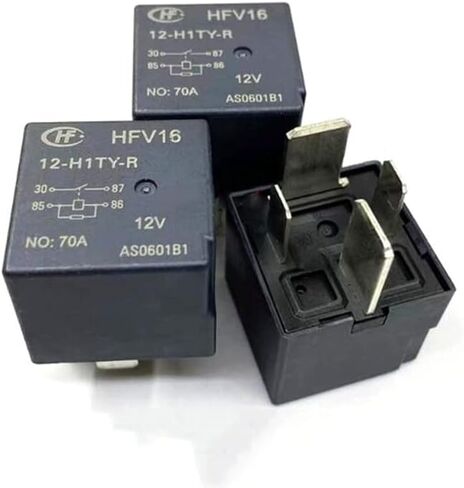 Relay HFV16 12-H1TY-R HFV16 12 H1TY R HFV1612H1TYR 12VDC DC12V 12V 70A 4PIN Relay(5PCS) in Saudi Arabia