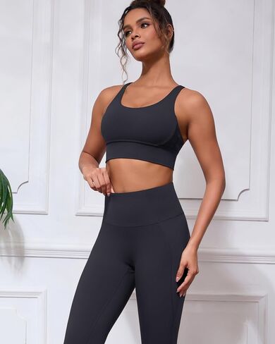 Grace Form Strappy Sports Bra for Women Patced Up Sport Bra Runching Running Bra Yoga Bra in Kuwait