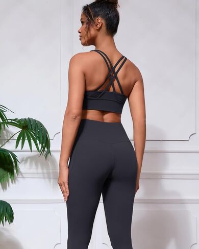 Grace Form Strappy Sports Bra for Women Patced Up Sport Bra Runching Running Bra Yoga Bra in Kuwait