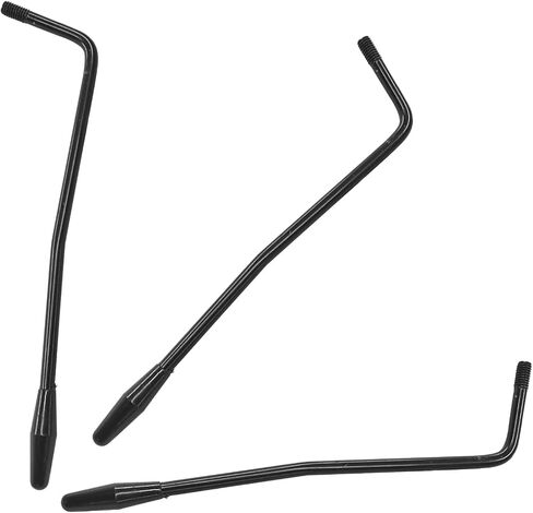 Piutouyar 3 Pack Tremolo Arm Bar 6 Mm ، Black Electric Guitar Bar Metal Throse Respons with tip in Saudi Arabia