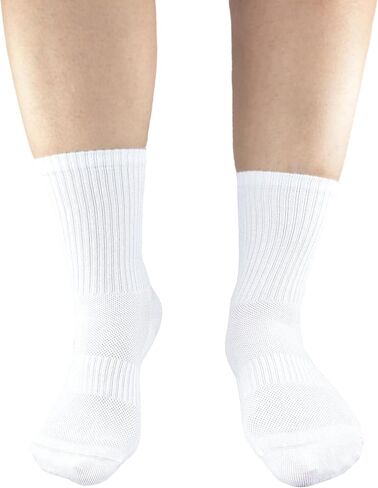 Womens Anti Odor Blister Resistant Seamless Breathable Cotton Crew Running Hiking Dress Socks,Size 6-10 in Kuwait