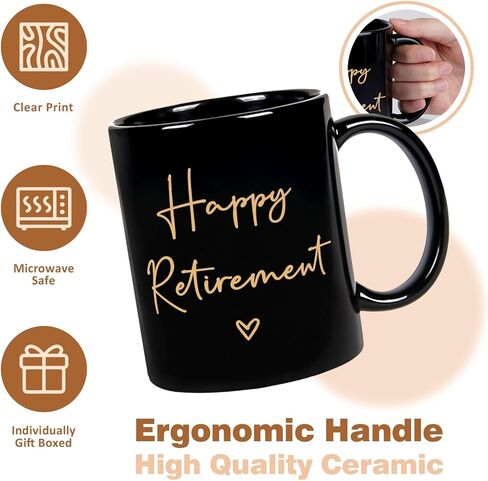 هدية التقاعد Aurahouse للرجال ، زخارف القدح التقاعد مضحك ، أفضل هدايا التقاعد للنساء الرجال 2025 ، زميل في العمل ، صديق ، مدرس ، مدرب ، أخوات ، أمي ، الهدايا المتقاعدة لم تعد مشكلتي بعد الآن مشكلتي in Kuwait