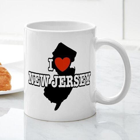 CafePress Somebody In New Jersey Loves Me Mug 11 oz (325 ml) Ceramic Coffee Mug in Saudi Arabia