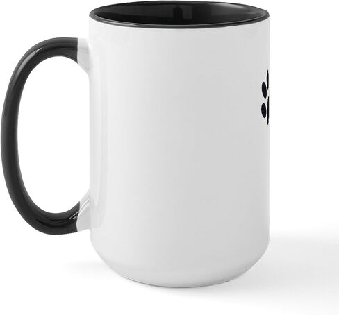 CafePress Cat Dad [B/W] Large Mug 15 oz (444 ml) Ceramic Coffee Mug in Saudi Arabia