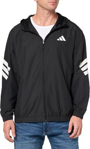 adidas Men's Icon 3-Stripes Training Windbreaker in Saudi Arabia