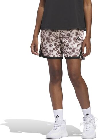 adidas Women's Crazylite Cheetah All Over Printed Basketball Shorts in Saudi Arabia