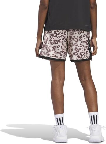 adidas Women's Crazylite Cheetah All Over Printed Basketball Shorts in Saudi Arabia