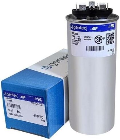 Genteq P291-4554RS - 45 + 5 UF MFD 440V AC Round Capacitor in Saudi Arabia