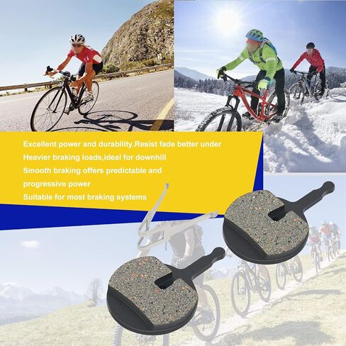 AHL دراجة منصات الفرامل قرص شبه معدنية لبرنامج Promax عرض Decipher Giant ATX 770D 600 650 Merida 530 MTB BIKE in Saudi Arabia
