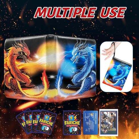 رابط بطاقة التداول لبطاقات TCG ، كتاب حامل البطاقات المحمولة من 9 جيب in Kuwait