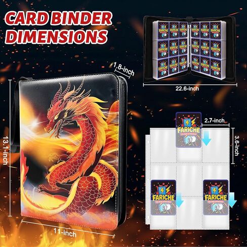 رابط بطاقة التداول لبطاقات TCG ، كتاب حامل البطاقات المحمولة من 9 جيب in Kuwait