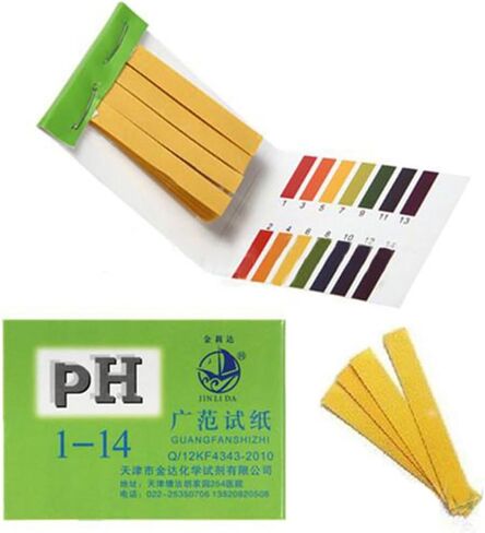 80pcs النطاق الكامل 1-14 شرائط ورقة اختبار ph strips المياه مجموعات اختبار litmus وشرائط اختبار الأس الهيدروجيني ， لوازم المختبرات والمواد الاستهلاكية in Saudi Arabia