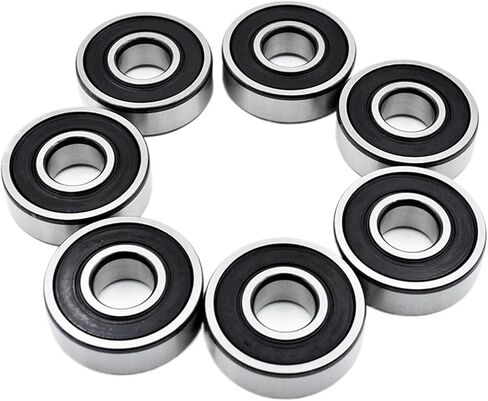 10pcs 6200 2RS ZZ 10 * 30 * 9mm ABEC 5 6200ZZ DDU 2Z Inner Diameter 10mm Chrome Steel Deep Groove Ball Bearings(6200 ZZ) in Saudi Arabia