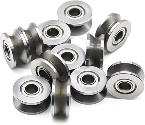 V624zz 4x13x6 مم من الصلب V الأخدود المستخدمة في المسار السكك الحديدية نظام الحركة الخطية 5pcs in Saudi Arabia