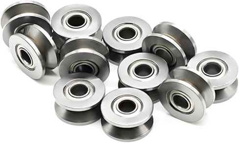 V624zz 4x13x6 مم من الصلب V الأخدود المستخدمة في المسار السكك الحديدية نظام الحركة الخطية 5pcs in Saudi Arabia