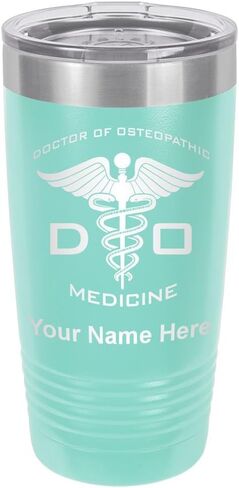 LASERGRAM 20oz فراغ معزول القدح ، هل دكتوراه في الطب العكسي ، شملت النقش المخصصة (الفولاذ المقاوم للصدأ) in Saudi Arabia