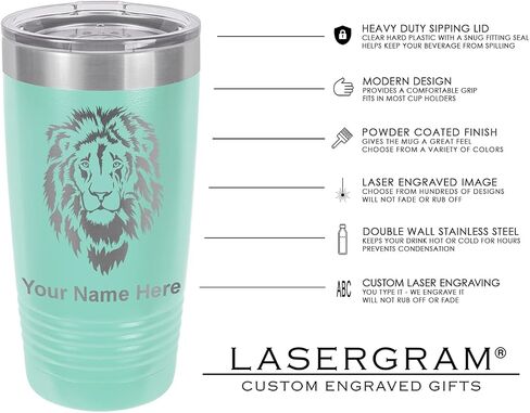 LASERGRAM 20oz فراغ معزول القدح ، هل دكتوراه في الطب العكسي ، شملت النقش المخصصة (الفولاذ المقاوم للصدأ) in Saudi Arabia
