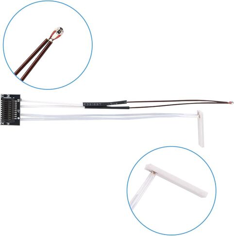 Thermistor Kit for Bambu Lab P1P/P1S, 300°C High Temperature Thermistor & Retaining Clip Hotend Replacement Parts for 3D Printer Accessories in Saudi Arabia