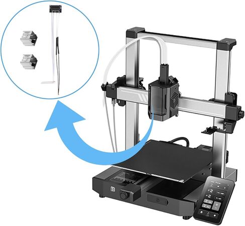 Thermistor Kit for Bambu Lab P1P/P1S, 300°C High Temperature Thermistor & Retaining Clip Hotend Replacement Parts for 3D Printer Accessories in Saudi Arabia