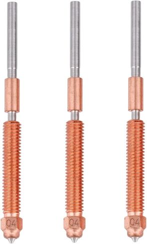 3pcs 0.4mm Combination Nozzle Kit for Creality K2 Plus, Upgraded K2 Plus Unicorn Accessories Nozzle Replacement Parts Kit with Titanium Alloy Copper Alloy Hardened Steel for Creality Hi Printer in Saudi Arabia