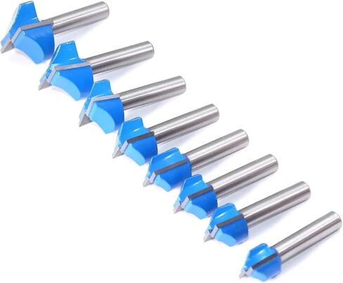 4/5pcs 8mm تنظيف القاع بترية كربيد صلبة بتات 10،15،22،30 مم (29 مم) in Saudi Arabia