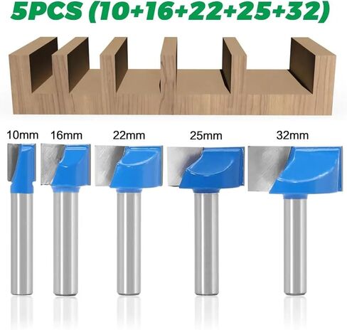 4/5pcs 8mm تنظيف القاع بترية كربيد صلبة بتات 10،15،22،30 مم (29 مم) in Saudi Arabia
