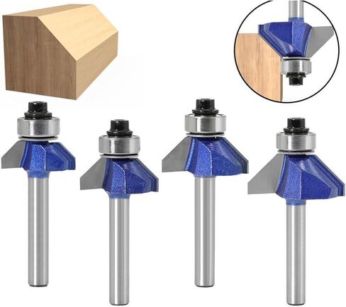 6mm Handle 45 Degree Chamfering Milling Tool 1pcs(4PCS) in Saudi Arabia