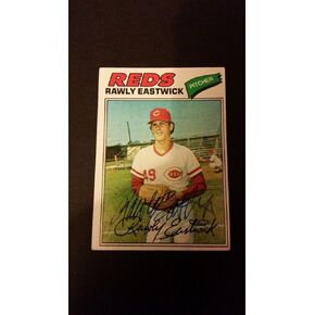 Rawly Eastwick s 1977 Topps #45 Cubs Authentic Signed Autograph FB15 - Autographed Baseball Cards in Saudi Arabia