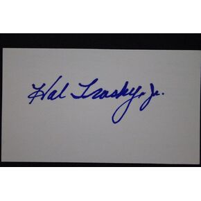 Hal Trosky JR (D.2012) 1958 Sox Motagogred Card Business Card JSA 17E - MLB Motoprooged Baseball Cards in Kuwait