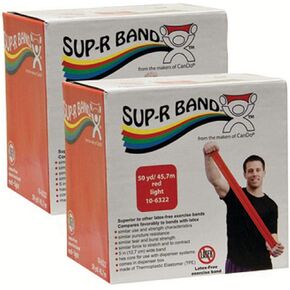 Latex Free Exercise Band - Twin-Pak - 100 Yard - (2-50 Yard Boxes) - Red - 10-6332 in Saudi Arabia