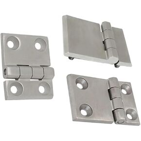 Thickened 304 Stainless Steel Flat Door Hinge 1Pcs(63mmX50mm-With Hole) in Saudi Arabia