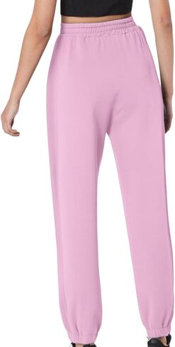 Fall Sweatpants for Women Joggers Baggy Cinch Bottom High Waisted Drawstring Gym Workout Yoga Pants with Pockets in Kuwait