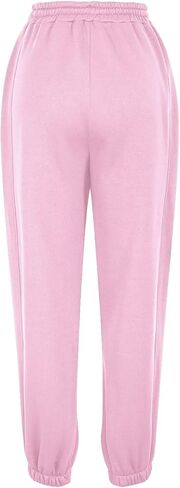 Fall Sweatpants for Women Joggers Baggy Cinch Bottom High Waisted Drawstring Gym Workout Yoga Pants with Pockets in Kuwait