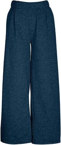 Wide Leg Sweatpants for Women Travel Track Work Yoga Dress Pants Woman High Waisted Casual Joggers with Pockets in Kuwait
