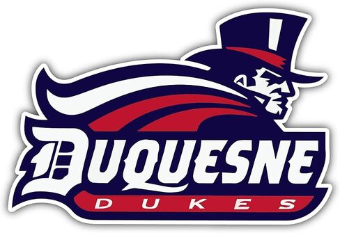 Vinyl Sticker Duquesne Dukes College Vinyl Durable Decal for Bumpers, Helmets, Laptops, Water Bottles, Lockers (3" Longest Side) in Saudi Arabia