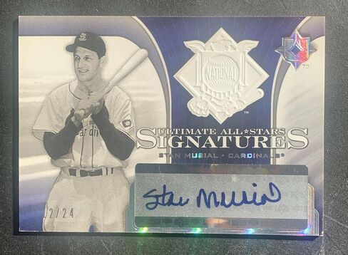 Stan Musial 2004 Upper Deck UD Ultimate All -Star Signatures Mint Auto /24 Hof - MLB Motograped Baseball Cards in Saudi Arabia
