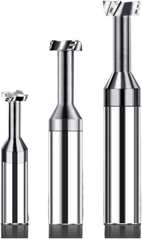 T Slot End Mill ، Carbide T Slot Milling Tungsten Steel Alloy Tools Metal Machining Groove T Type End Mills in Kuwait