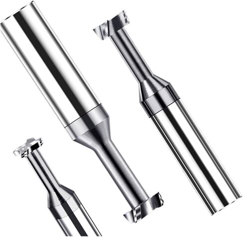 T Slot End Mill ، Carbide T Slot Milling Tungsten Steel Alloy Tools Metal Machining Groove T Type End Mills in Kuwait