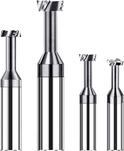 T Slot End Mill ، Carbide T Slot Milling Tungsten Steel Alloy Tools Metal Machining Groove T Type End Mills in Kuwait