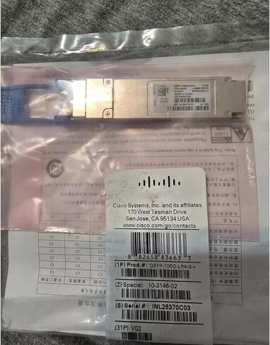 QSFP-100G-LR4-S 100GBASE QSFP Transceiver Module for SMF, up to 10km, LC Connector (New Sealed) in Kuwait